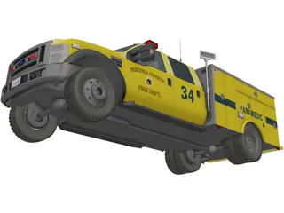 Ford F-450 Rescue 3D Model preview