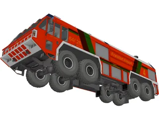 Rosenbauer Simba 8x8 3D Model preview
