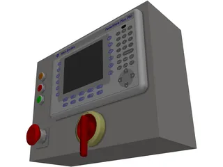 Allen-Bradley PanelView Plus 700 Tester 3D Model preview