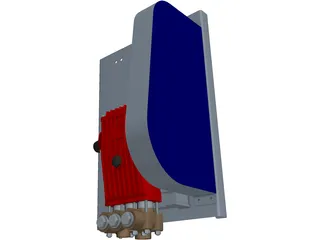 Speck P45/120-80 High Pressure Pump 3D Model preview