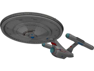 Star Trek USS Paladin 3D Model preview