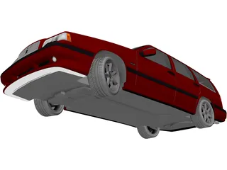 Volvo 850 R (1997) 3D Model preview