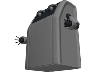 Robo Garbage Trash Refuse Debris 3D Model preview