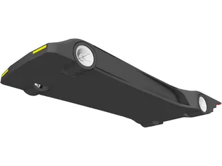 Batmobile 3D Model preview