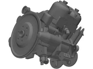 Car V4 Engine 3D Model preview