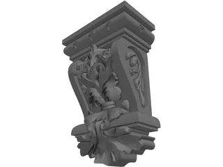 Cornice 3D Model preview