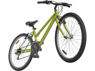 Bicycle 3D Model preview