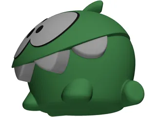 Cut Om Nom 3D Model preview