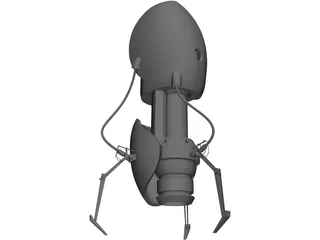 Portal Gun 3D Model preview