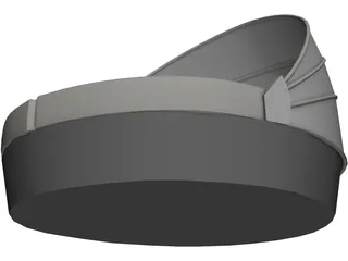 Arena Varaschin Sofa 3D Model preview