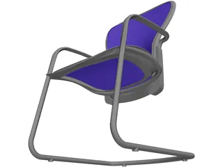 Office Chair 3D Model preview
