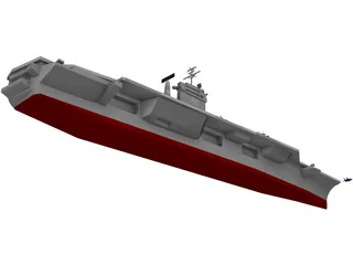 USS CVN-68 Nimitz 3D Model preview