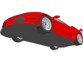Ferrari F430 GT2 3D Model preview