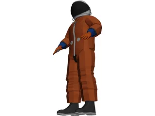 Astronaut 3D Model preview
