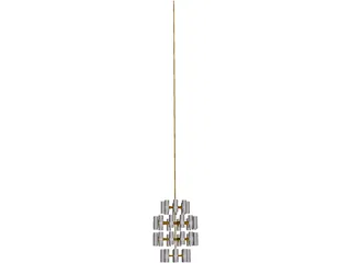 Chandelier Church 3D Model preview
