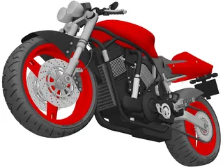 Suzuki Street Fighter 3D Model preview