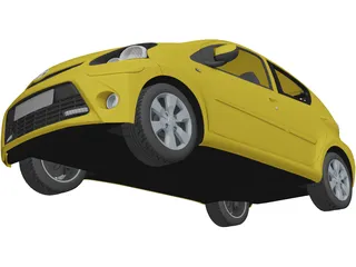 Toyota Aygo (2013) 3D Model preview