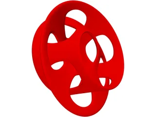 Moebius Strip 3D Model preview
