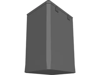 Dustbin 3D Model preview