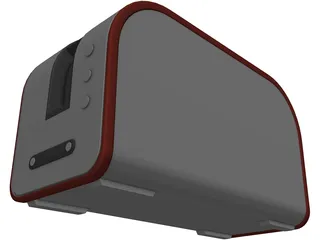 Toaster 3D Model preview