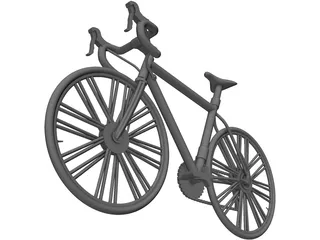 Race Bicycle 3D Model preview