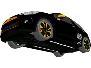Citroen DS3 Racing (2011) 3D Model preview