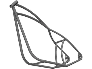 Chopper Frame 3D Model preview