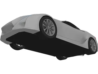 Lexus LF-A Concept (2007) 3D Model preview