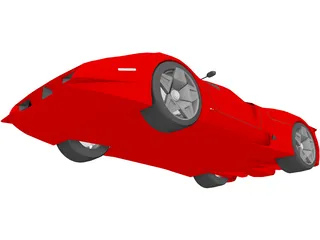 Ferrari P4/5 Pininfarina 3D Model preview