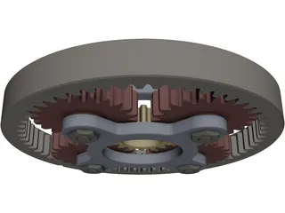 Planetary Gear 3D Model preview