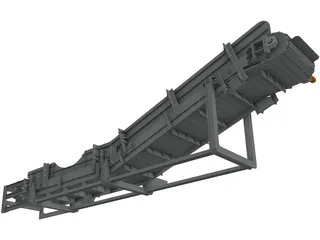 Chain Conveyor 3D Model preview