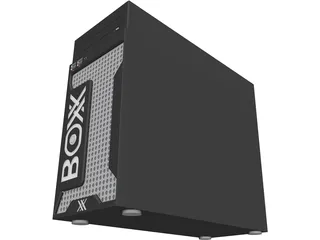 CPU Desktop Computer 3D Model preview