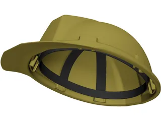 Worker Helmet 3D Model preview