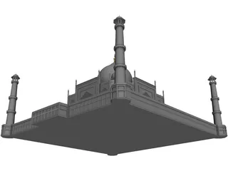 Taj Mahal 3D Model preview