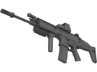 MK16 3D Model preview