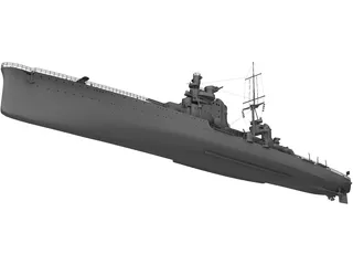 Gorizia class Heavy Cruiser 3D Model preview