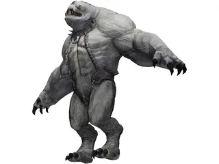 Saddle Beast 3D Model preview