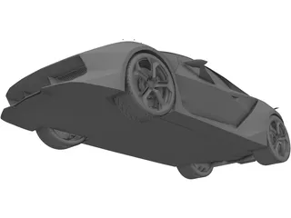 Lamborghini Sesto Elemento 3D Model preview