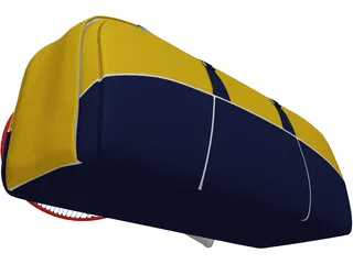 Racket Bag 3D Model preview
