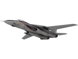 F-14A Tomcat 3D Model preview