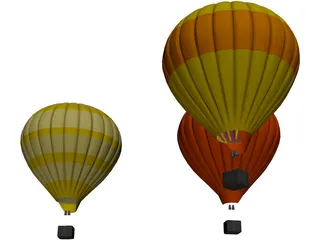 Balloons 3D Model preview