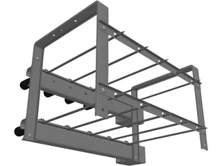 Barbecue Grill 3D Model preview