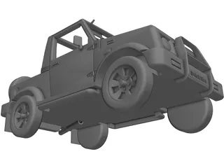 Suzuki Samurai 3D Model preview