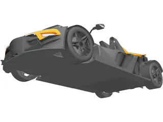 KTM X-Bow R (2011) 3D Model preview