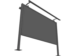 Billboard 3D Model preview