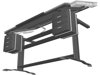 Art Table 3D Model preview