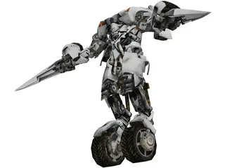 Transformers Sideswipe 3D Model preview