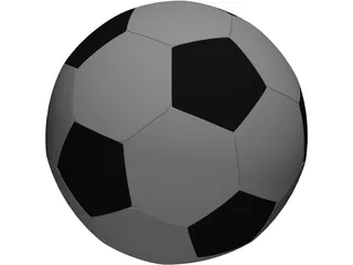 Soccer Ball 3D Model preview