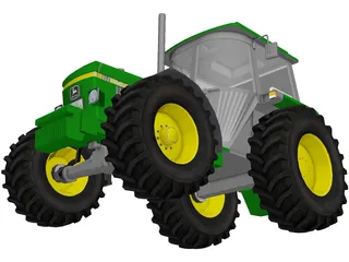 Tractor John Deere 1640 3D Model preview