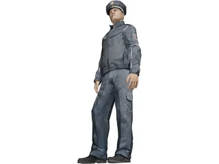 Policeman 3D Model preview